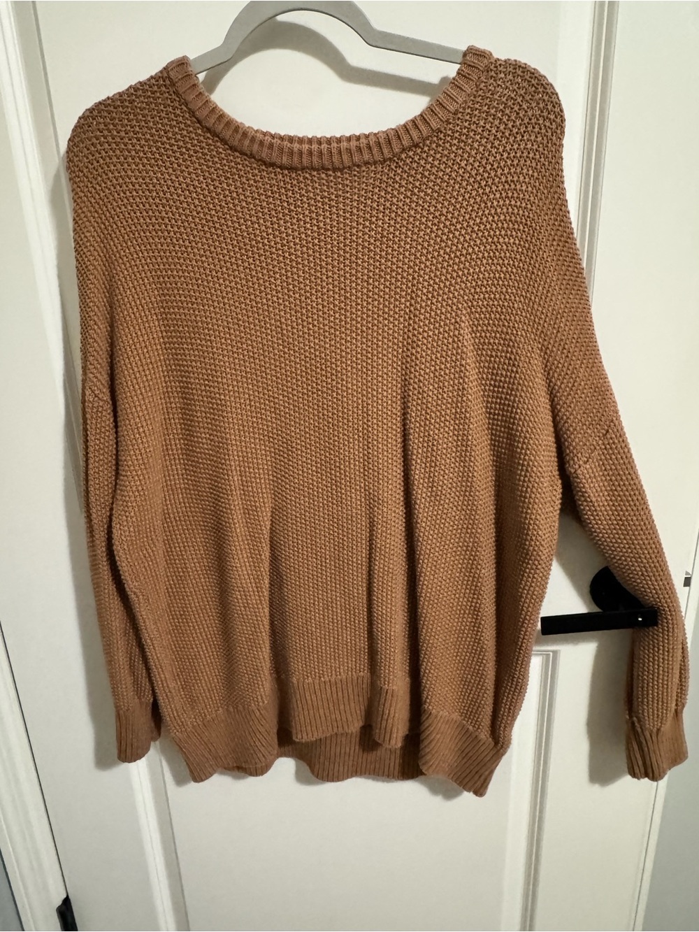 Old Navy Women's Crewneck Sweater in Camel Brown